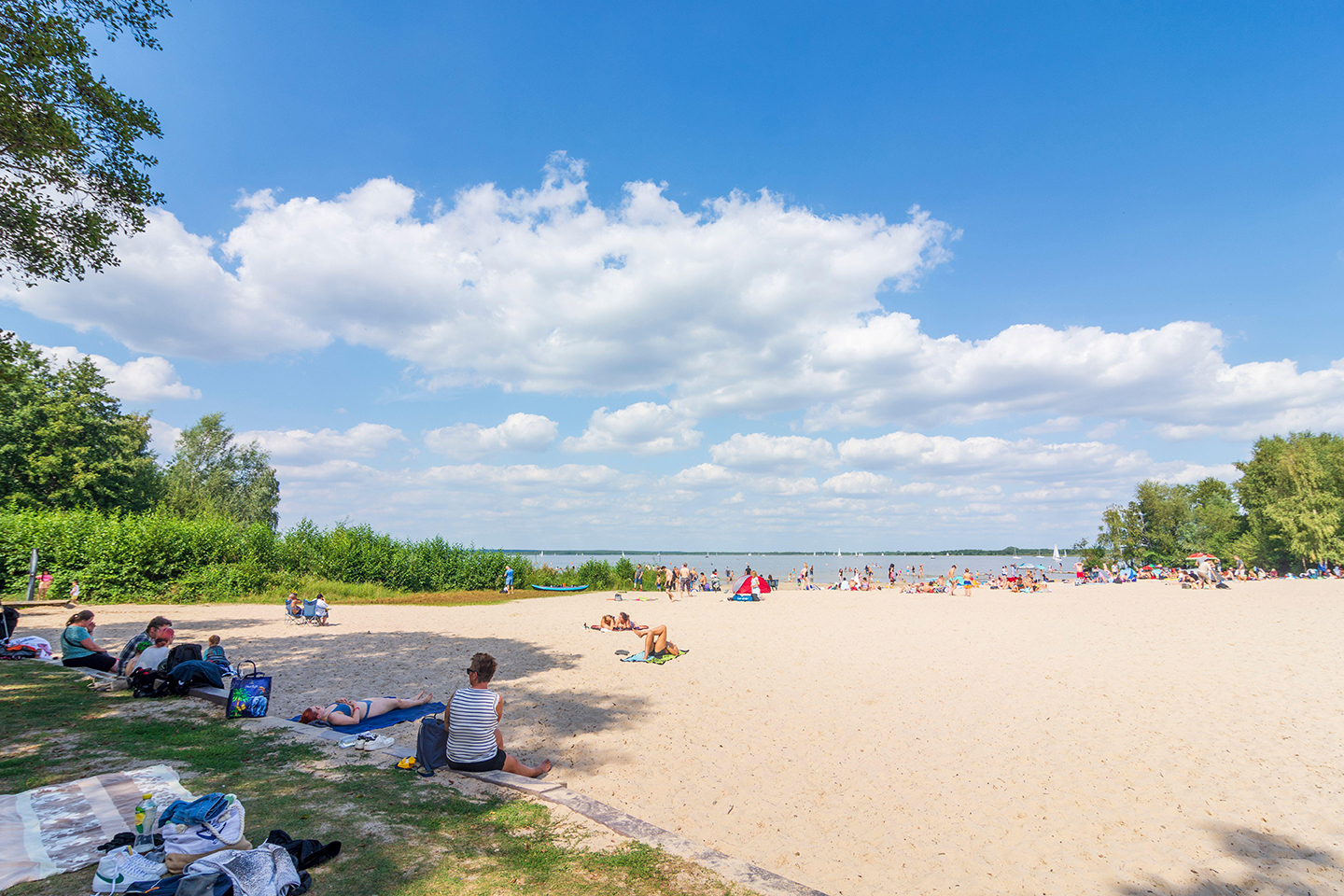 Chillen auf der Badeinsel Steinhude